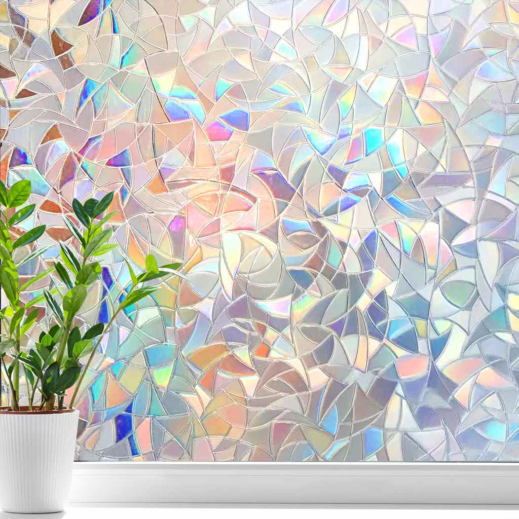 KESPEN Rainbow Window Film – Static Cling, Vibrant Decorative Tint